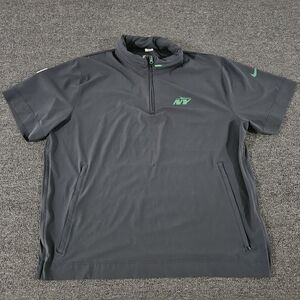 Nike New York Jets NFL On Field Jacket Mens XXL Dri Fit Pullover